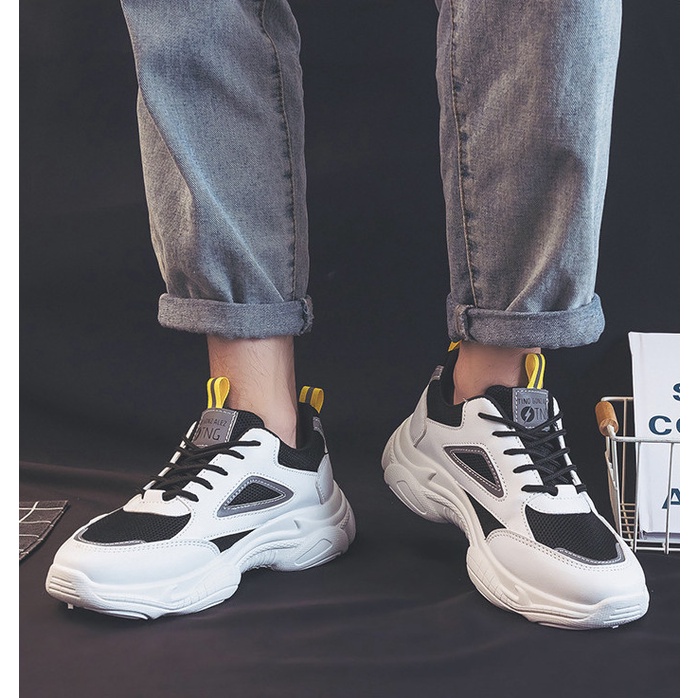 Giày Phản Quang Nam sneakers thể thao TNG siêu thoang khí ( có 2 mầu )
