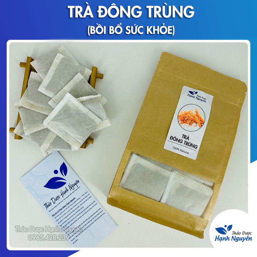Trà đông trùng hạ thảo (Bồi bổ sức khỏe, tăng sức đề kháng) - Thảo Dược Hạnh Nguyên
