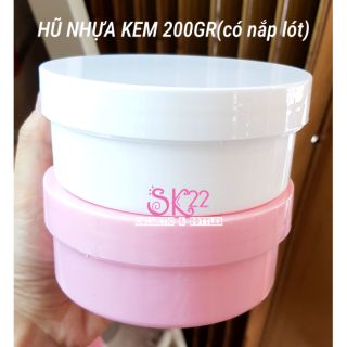 🐷set 10 hũ kem nhựa hồng sữa/trắng 200gr🐷