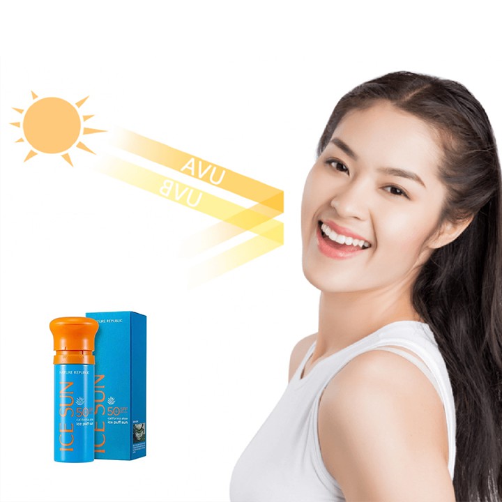 Kem chống nắng Ice sun Nature Republic Provence làm trắng làm mát da