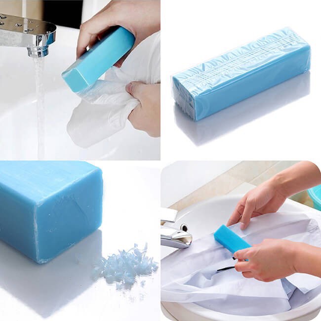 Xà Phòng Thanh Giặt Cổ Áo SUPER CLEAN SOPE Nội Địa Nhật Siêu Sạch, Làm Trắng Sáng Cổ Áo, Tay Áo