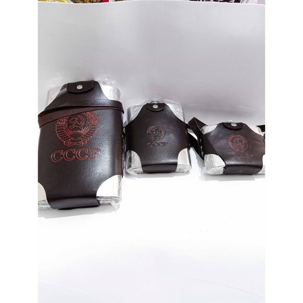 Bình tông inox đựng nước, đựng rượu các cỡ từ 1 lít --> 5,4 lít tặng kèm bao da chất lượng cao,chắc cỠ