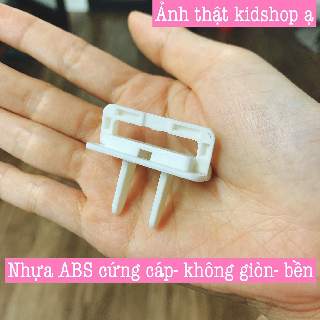 [RẺ NHẤT- TỐT NHẤT] Set 5 bịt ổ điện 2 chân, 3 chân cao cấp giữ an toàn cho bé, giá rẻ nhất SP061