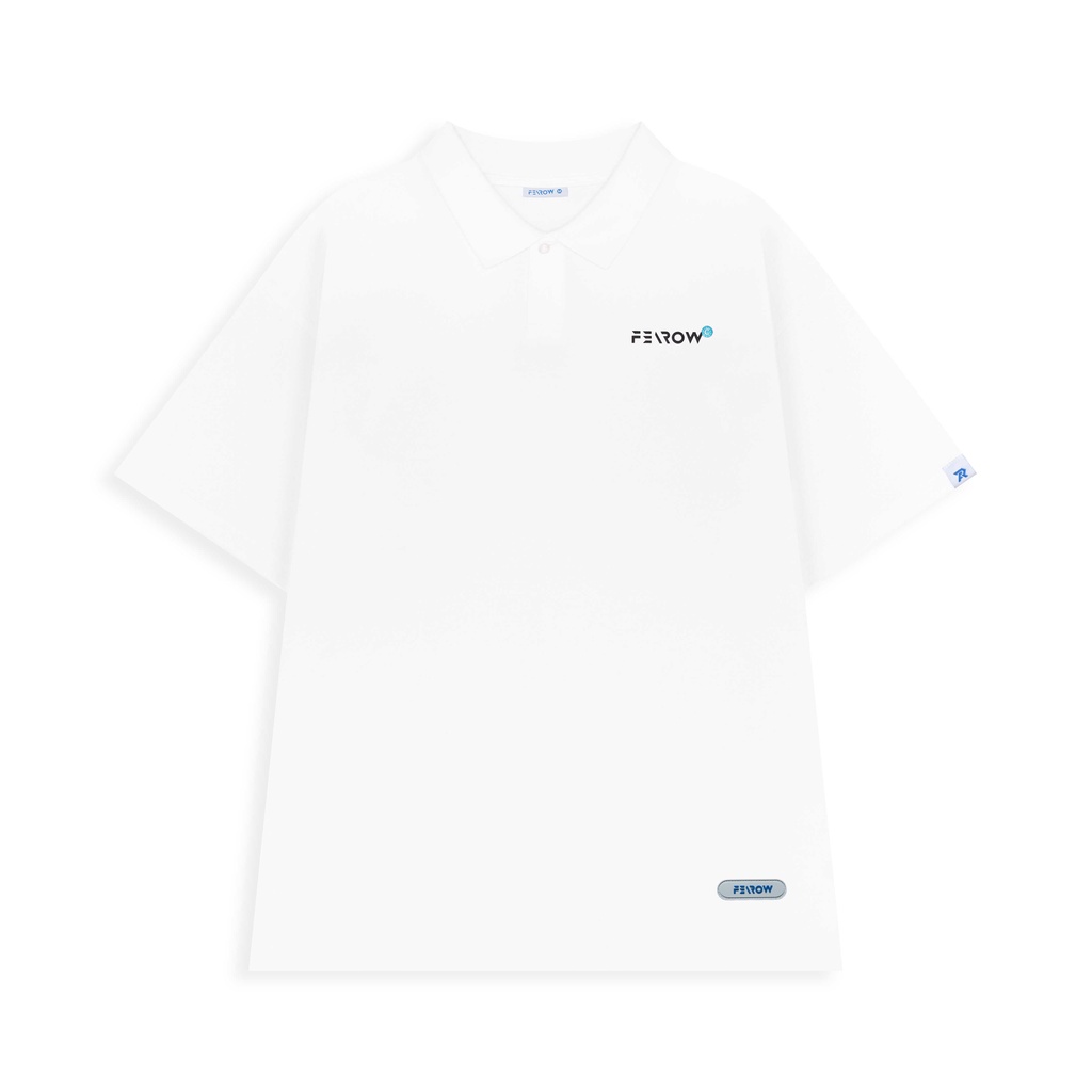 Áo polo nam nữ local brand unisex Fearow Signature / Màu Trắng - FW702
