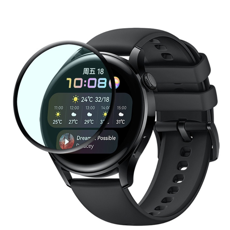 2 Kính Cường Lực Cong 3D Bảo Vệ Màn Hình Cho Đồng Hồ Thông Minh watch3 / 3pro