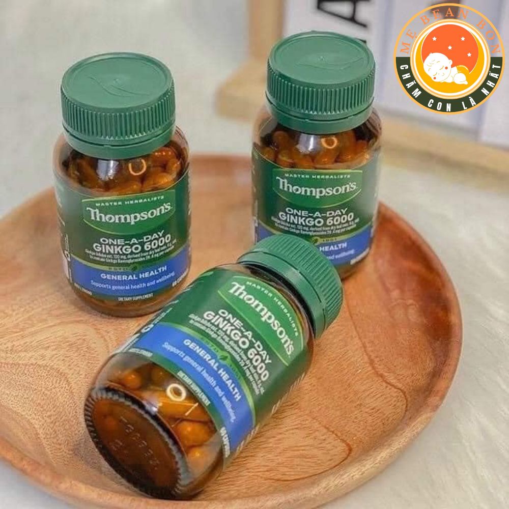 viên uống Bổ Não Thompson's One A Day Ginkgo 6000mg Hàm Lượng Cao Cho Người Lớn 60 viên của úc
