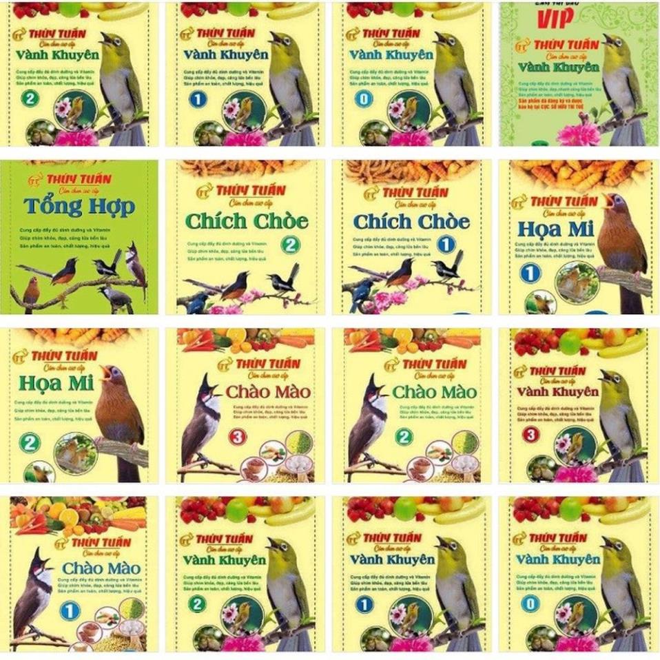 Cám chim vành khuyên Thúy Tuấn số 2 cao cấp gói 100gram