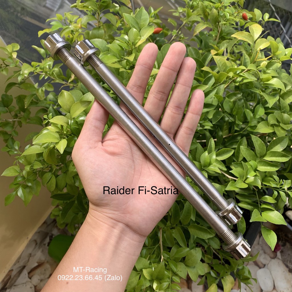 Cặp Cốt Bánh Kèm Tán Salaya Trước Sau Cho Satria Raider Fi