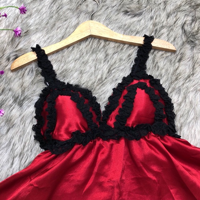 [SALE 30%] Đồ ngủ sexy bèo lụa mút ngực | BigBuy360 - bigbuy360.vn