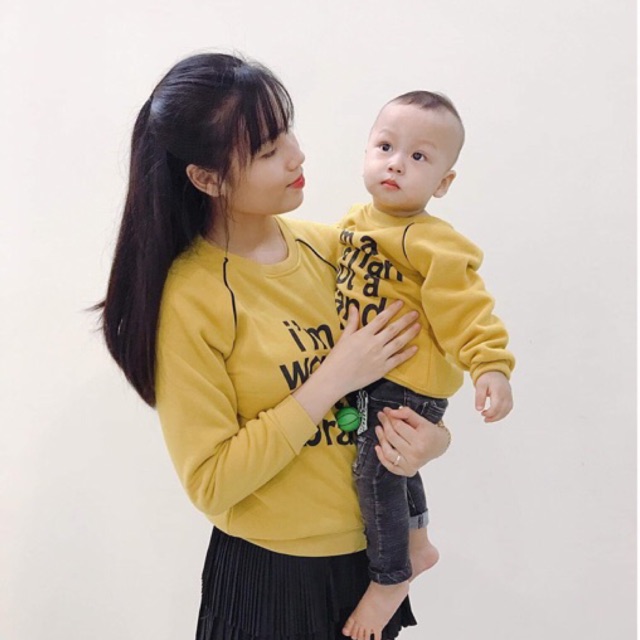 Set nỉ mẹ con