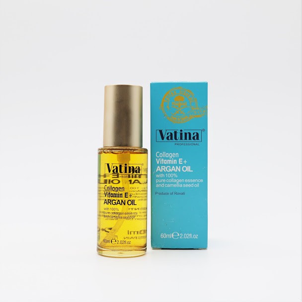 Tinh Dầu Dưỡng Tóc Vatina Argan Oil Vitamin E+ Collagen 60ml