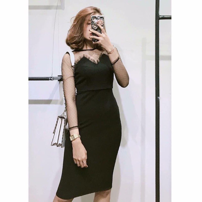 HÌNH CHỤP THẬT - BODY TAY LƯỚI