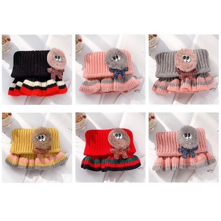 [GIA GỐC] Khăn Len Giả Cổ Áo Bé Gái Siêu Cute