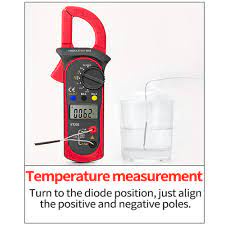 Kẹp Kỹ Thuật ST202 Số Đồng Hồ Đo Vạn Năng Thử Nghiệm AC/DC Hiện Tại Vôn Kế Lcr Kẹp Mét Với Nhiệt Độ