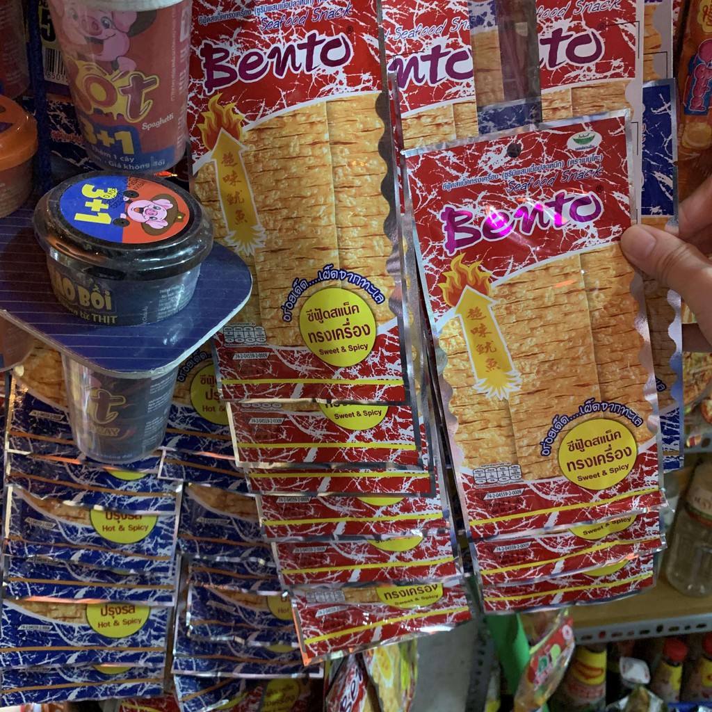 DÂY 13 GÓI MỰC BENTO 💜FREESHIP💜 GIẢM 5K KHI NHẬP MÃ [MAIZ1] Mực ben to 1 dây 13 gói | BigBuy360 - bigbuy360.vn