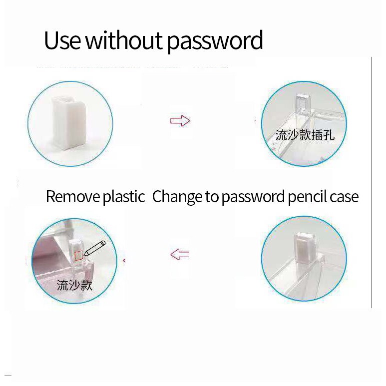 Hộp bút đa năng có khóa mật khẩu chất lượng cao