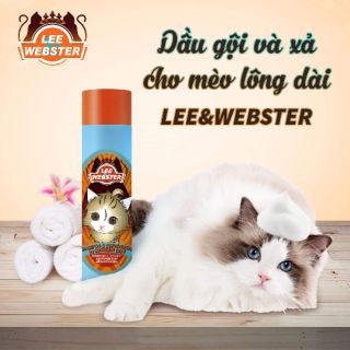 Dầu gội và xả mèo Lee&Webster 280g