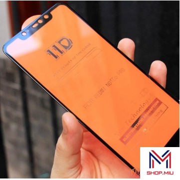 Cường lực full màn Xiaomi Note 6 Pro 11D viền đen siêu mỏng giống ảnh 100%