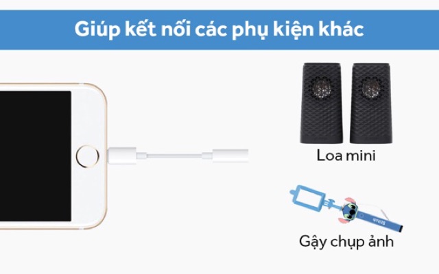 [HÀNG CHÍNH HÃNG + BH 1 NĂM] Cáp Chuyển Đổi Lightning Sang 3.5 mm, Jack Chuyển Đổi Tai Nghe iPhone - Hàng Zin Bóc Máy