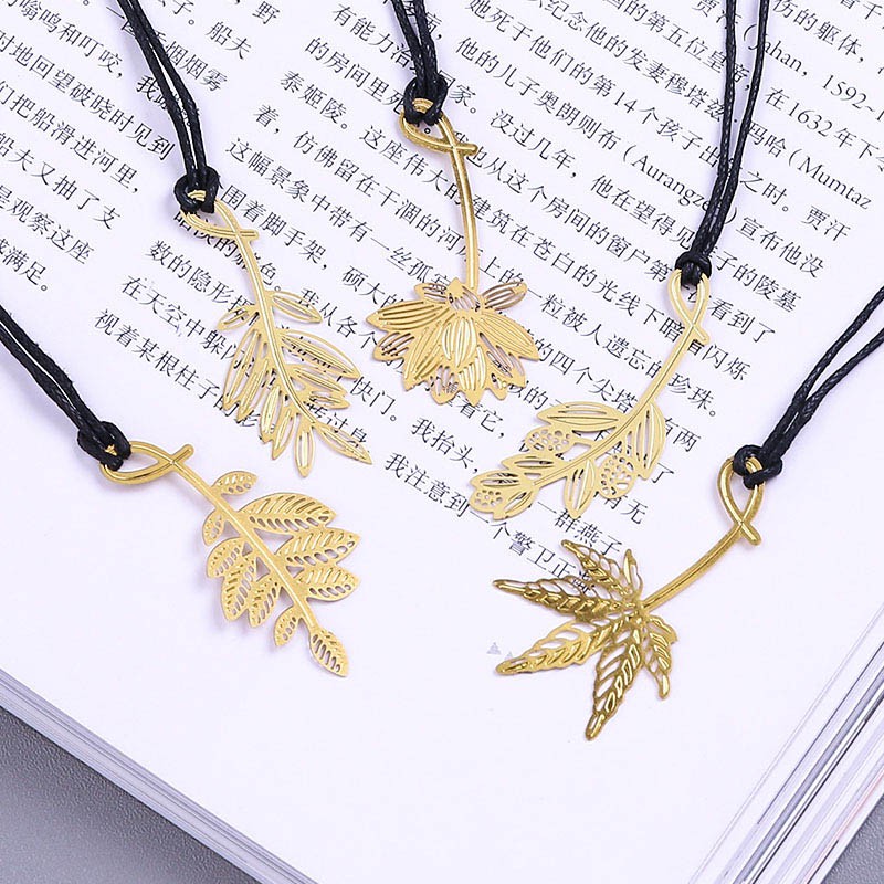 Thẻ đánh dấu trang sách bằng kim loại nhiều hình dạng xinh xắn