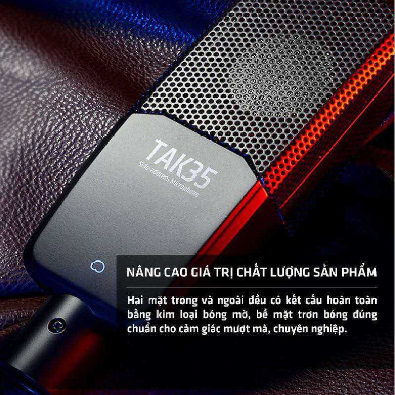 Mic Thu Âm Livestream Hát Karaoke Chuyên Nghiệp Takstar TAK35 Chính Hãng Cao Cấp Bảo Hành 1 Năm