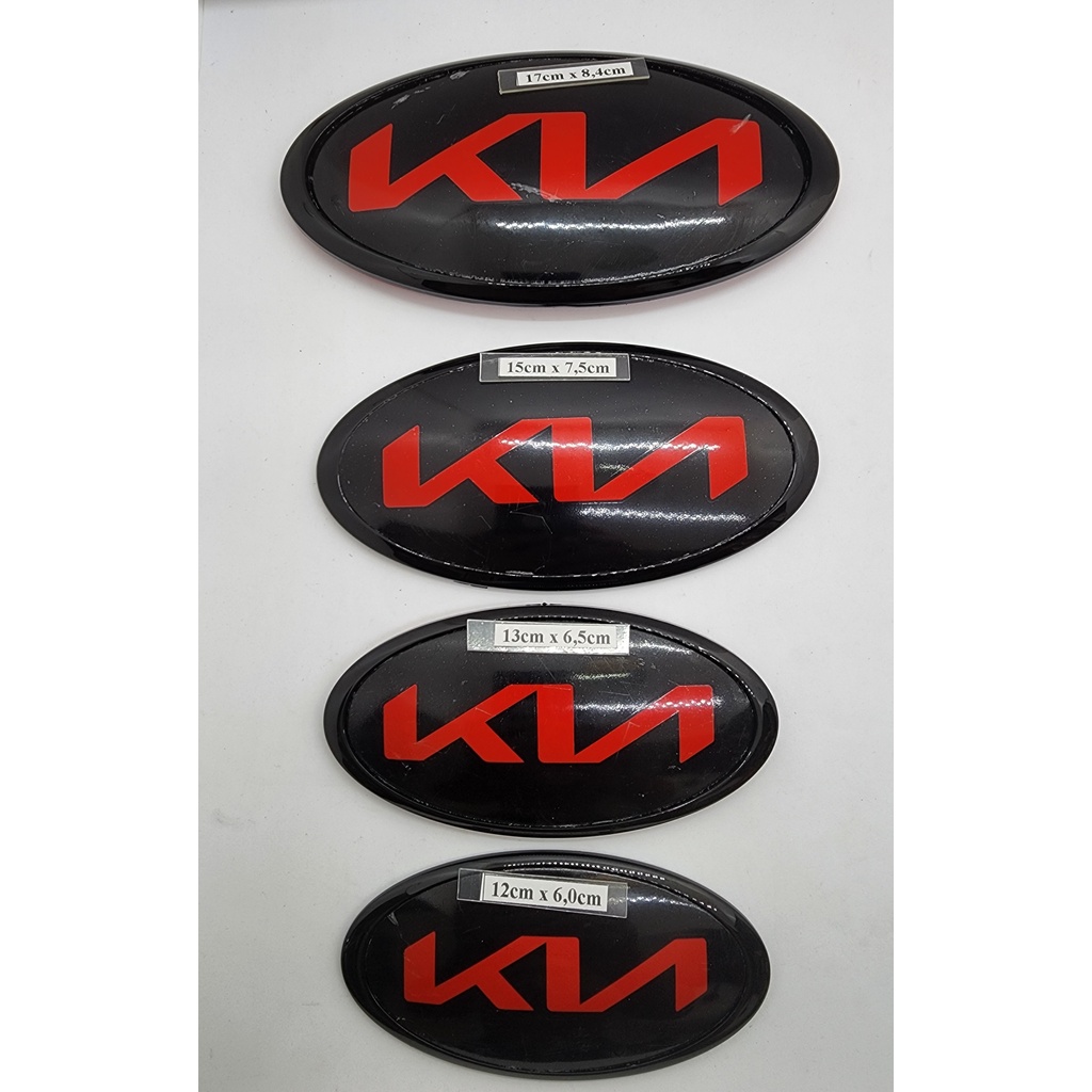 Bộ 2 Logo chính xe Kia Sedona/Carens/Morning