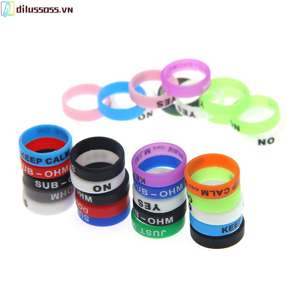 20 vòng silicon co giãn bọc tay cầm cần câu cá chống trượt tiện dụng ốp