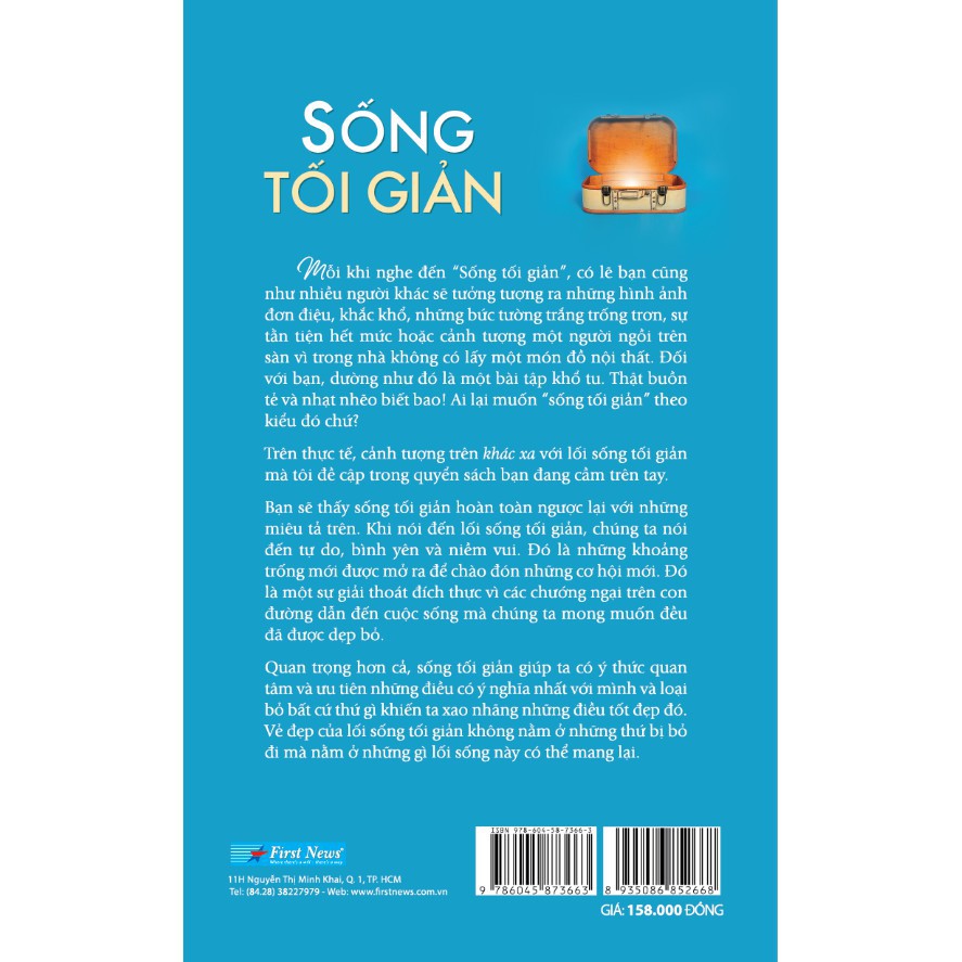 Sách - Sống Tối Giản -Tối Thiểu Để Đạt Tối Đa [First News]