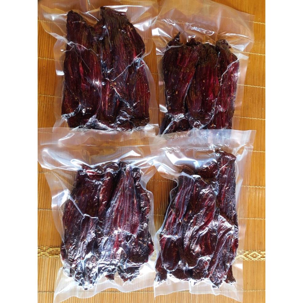 Thịt trâu sấy gác bếp sấy bằng củi nhãn ngon thơm gói 250g có chẳm chéo | BigBuy360 - bigbuy360.vn