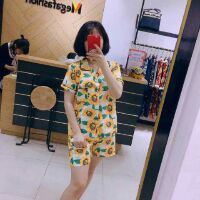 Bộ pizama kate thái cộc