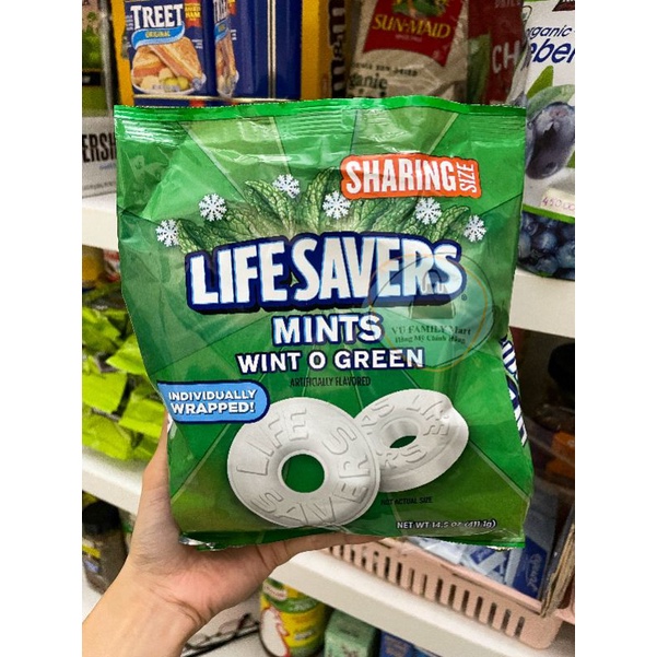 Kẹo Lifesavers nhiều loại nhiều vị 411g và 177g