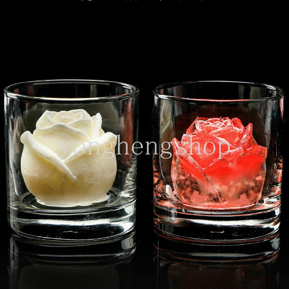 Khuôn Silicone Làm Bánh Tạo Hình Hoa Hồng 3D DIY