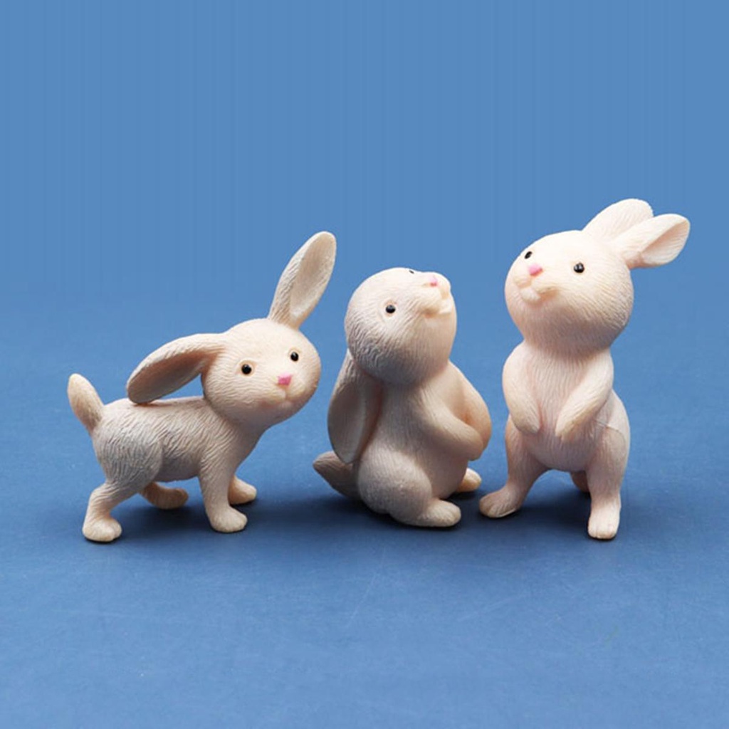 Đồ trang trí Thỏ AUGUSTINE Mini Trang Trí Tiểu Cảnh Bonsai