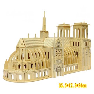 mô hình gỗ NOTRE DAME NHÀ THỜ ĐỨC BÀ MẪU MỚI