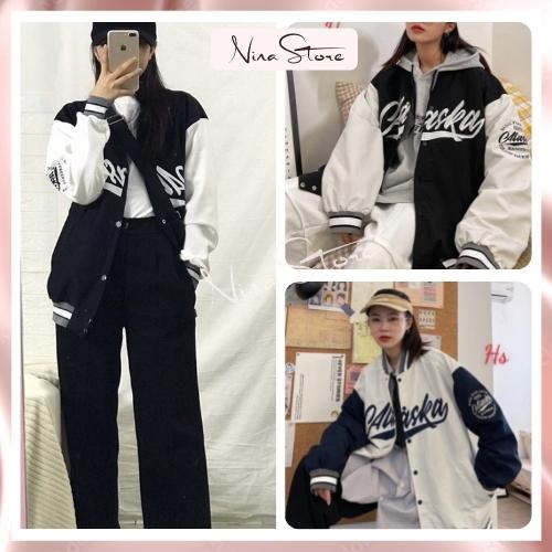 Áo Bomber Nam Nữ Áo Varsity Unisex Zaclang In Cal Chất Tricos NinaStore Phối Màu Cá Tính - SP000537