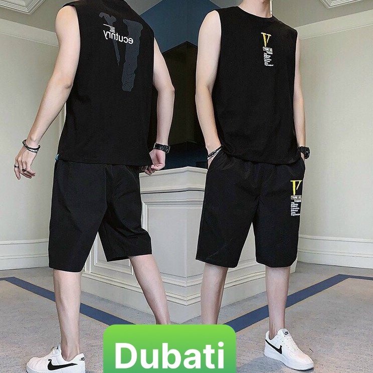ĐỒ BỘ BA LỖ THỂ THAO CHỮ V, SET ĐỒ BỘ BA LỖ THỂ THAO, ĐỒ BỘ TẬP GYM CAO CẤP - DUBATI FASHION