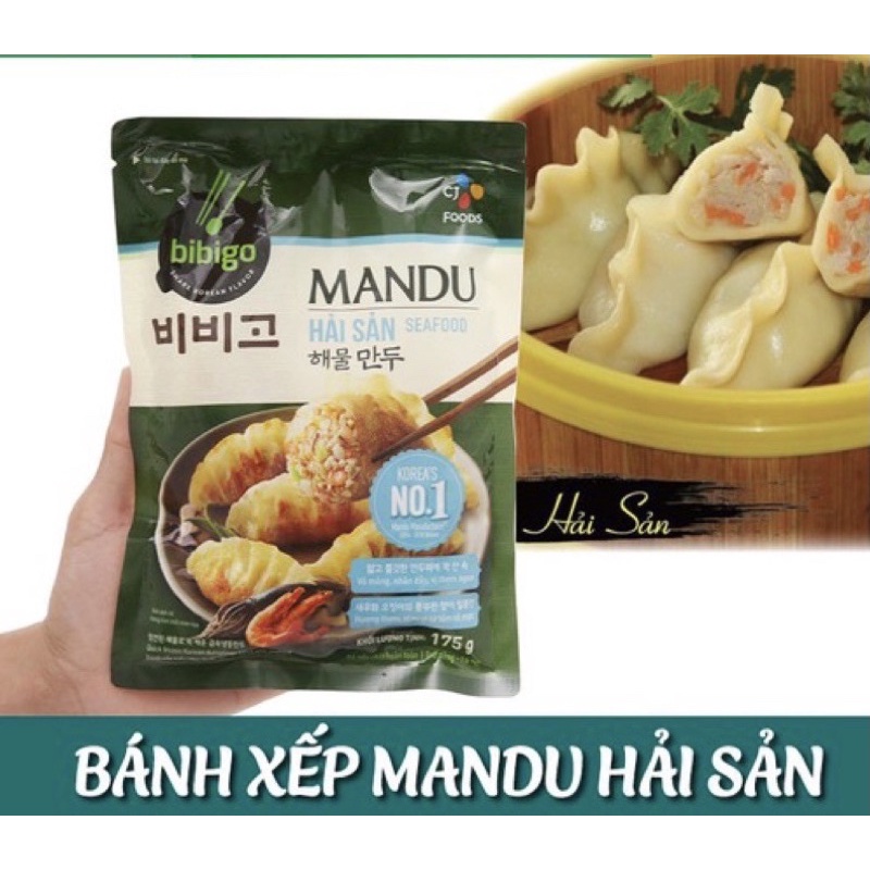 Bánh Xếp Hàn Quốc Mandu Bibigo CJ Food 350g