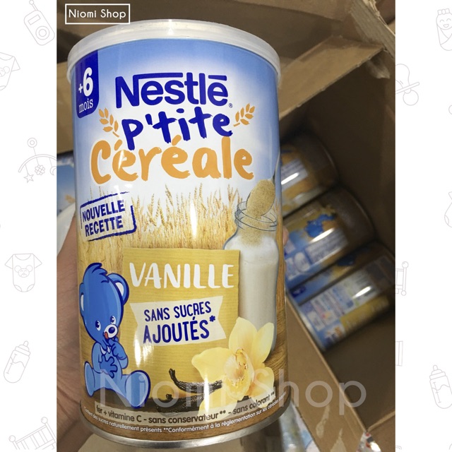 Bột lắc sữa Nestle Pháp hộp 400g đủ vị