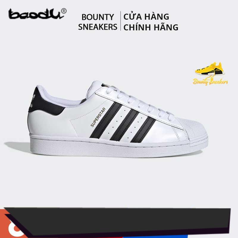 (Mới) Giày Adidas Super Star sneaker thể thao nam nữ mũi sò trắng C77124 - Hàng Chính Hãng - Bounty Sneakers