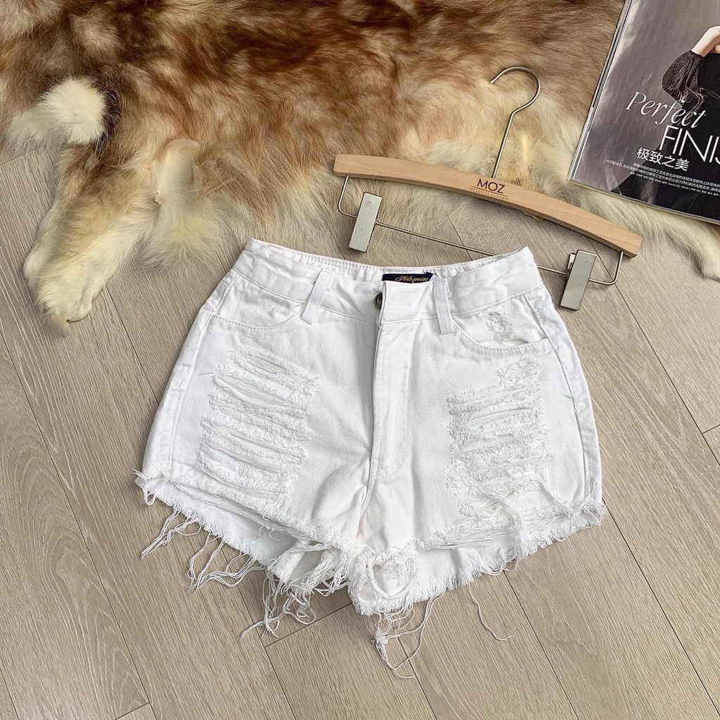 Quần sooc jeans rách 2 màu (kèm ảnh thật,video) | BigBuy360 - bigbuy360.vn