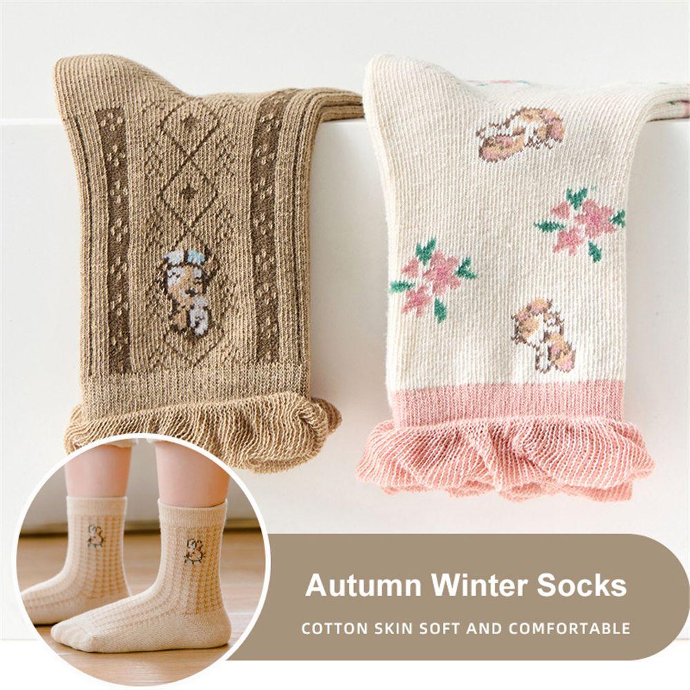 WATTLE Set 5 Đôi Tất Cotton Mềm Mại Dành Cho Bé 0-12 Tuổi
