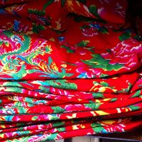 Áo dài con công cho mẹ