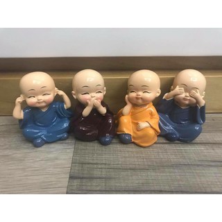 Bộ tượng 4 Không: bịt mắt, bịt miệng, bịt tai, bịt thân