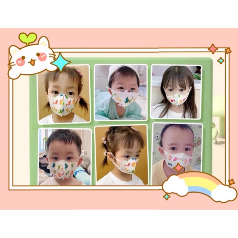 Khẩu trang 3D dành cho bé trai / bé gái với hình đáng yêu dễ thương độc lạ - ChiChiTu