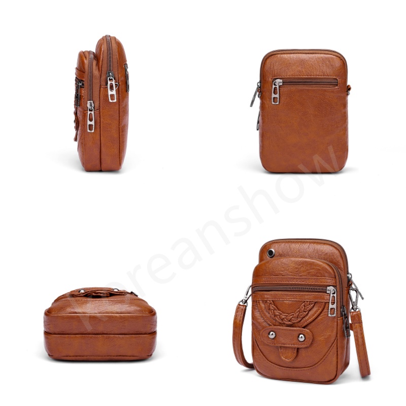 Túi xách nữ Túi da đeo chéo Mini đựng điện thoại thời trang Hàn Quốc cho nữ-73