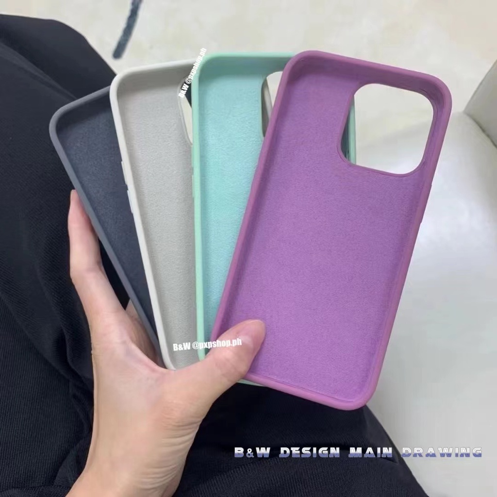 Ốp Điện Thoại Silicone Mềm Nhiều Màu Sắc Thời Trang Cho IPhone 13 13ProMax 12 11 Pro MAX IX XS MAX 7 8 Plus