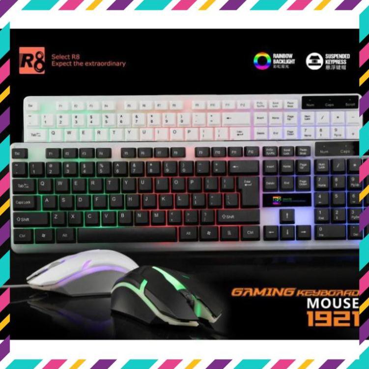 Bộ bàn phím chuột keyboard Mouse Gaming R8 1921 Led | BigBuy360 - bigbuy360.vn