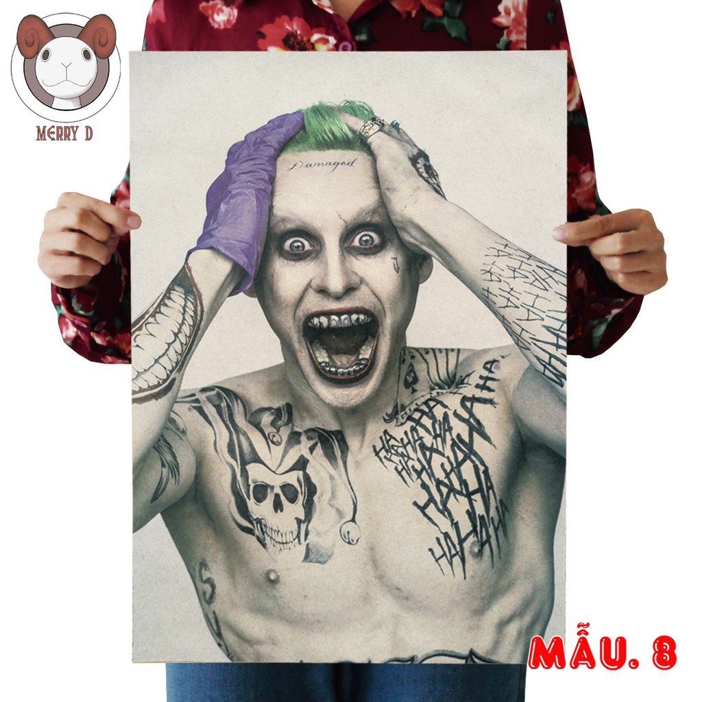 Poster 51x36cm PHIM ĐIỆN ẢNH - MARVEL - DC - IRONMAN - JOKER - TITANIC Vintage - Poster Trang Trí Vintage