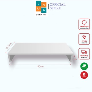 Kệ gỗ đa năng để bàn máy tính 2 tầng và 1 tầng LUNA UP