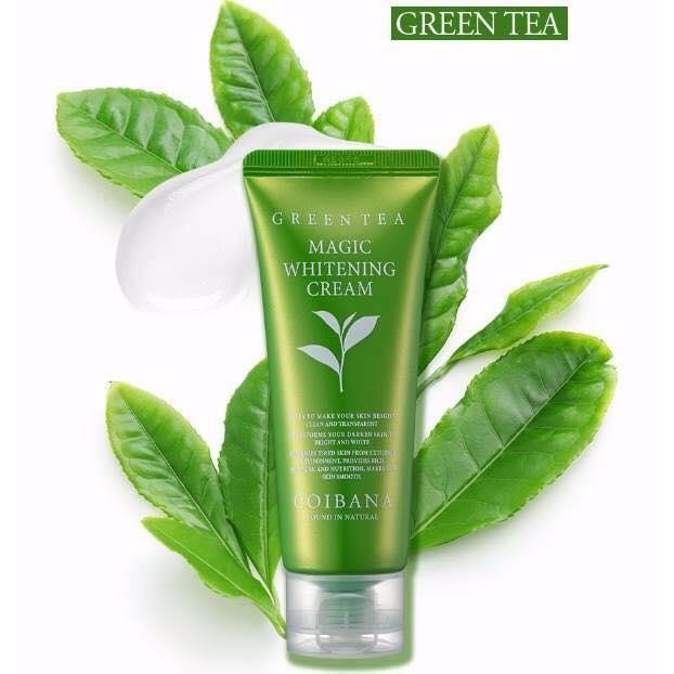 Kem Dưỡng Da Coibana Green Tea Magic Whitening